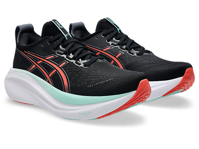 ASICS GEL-Nimbus 27 - Black/Coral Reef